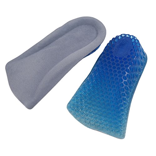 SUPVOX Silikon Unsichtbare Höhe Erhöhen Aufzug Einlegesohle Atmungsaktive Luftkissen Höherer Schuh Hebt Schuheinlagen Pads für Männer und Wowen 3 CM