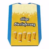 Bier Parkscheibe mit Spruch eilige Bierlieferung mit 2 Einkaufswagenchips eine Coole Parkuhr für alle Biertrinker und Bier-Liebhaber qualitativ hochwertig und nach StVO zugelassen.Bier Lieferung