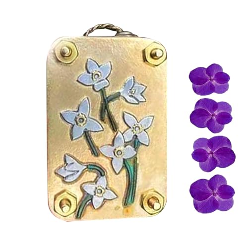 Blumenpresse Set, Mikro Blumenpresse, Kompakte Metallpresse, Für diys Herbarium, Pflanzen Kunst & Handwerk Metallblumenpressen Für Botanische Kunst, Geschenk Für Kunst- Und Handwerksliebhaber