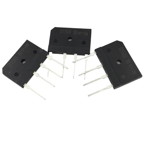 VWWJCCRO D15XB80 D15XB60 D15XB100 15A 800V Rectifier Device in-line Four-pin Bridge Stack Flat Bridge(D15XB100)