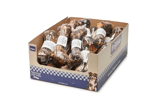 Frigera Schinkenknochen 1St. 350g - Langanhaltender Kausnack für Hunde, unterstützt Haut & Fell, fördert gesunde Gelenke, Getreide- & glutenfrei