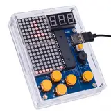 Retro DIY Gaming Console Kit 51 Chip for Programmers to Build and Customize Their Own Games (B )