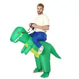 FXICH Aufblasbare Dinosaurier Kostüm für Erwachsene, Dinosaurier Kostüm für Halloween,Erwachsene Dinosaurier Kostüm 150-190cm