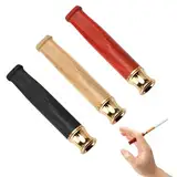 3 pcs Holz Zigarettenhalter Zigarettenspitze Handgefertigter Zigarettenhalter kurz abnehmbar Leicht zu Reinigen Zigarettenhalter für Feine Mittlere und Grobe Abmessungen Zigaretten Wiederverwendbarer