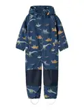 NAME IT Jungen NMMALFA08 Softshell Suit AOP1 FO NOOS Regenanzug, Blau, 104