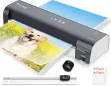 Bonsaii A3 Laminiergerät, staufreie Technologie, 5-in-1 Set mit 10 Folien, Papierschneider & Eckenabrunder, NTC-Temperaturregelung, bis 330 mm, Laminieren für Zuhause, Büro & Schule (L318-A)
