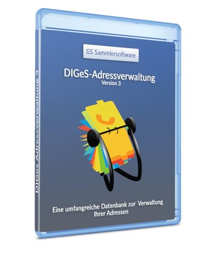 DIGeS Adressverwaltung 3 - Software zur Verwaltung von Adressen - Datenbank Programm zur Adress-Verwaltung