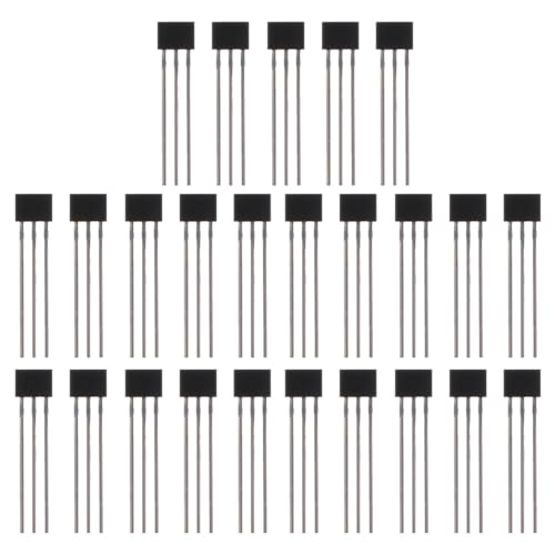 VILLCASE Hall Sensor 25 teile/los A3144 3144E OH3144E Hall Sensor Schalter TO-92UA 3 Pin SIP Halsensor - Hall-Effekt-Sensoren FüR BüRstenlose Elektromotoren