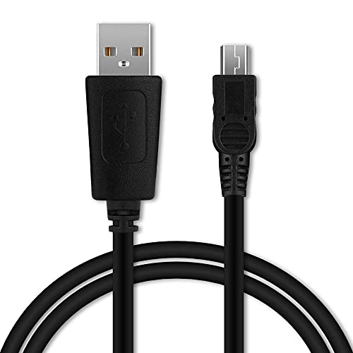 CELLONIC® USB Kabel 1m für Garmin Edge, Drive, DriveAssist, DriveSmart, Nüvi, Oregon, eTrex, GPSMAP GPS Navigator Ladekabel Mini USB auf USB A 2.0 Datenkabel 1A schwarz PVC