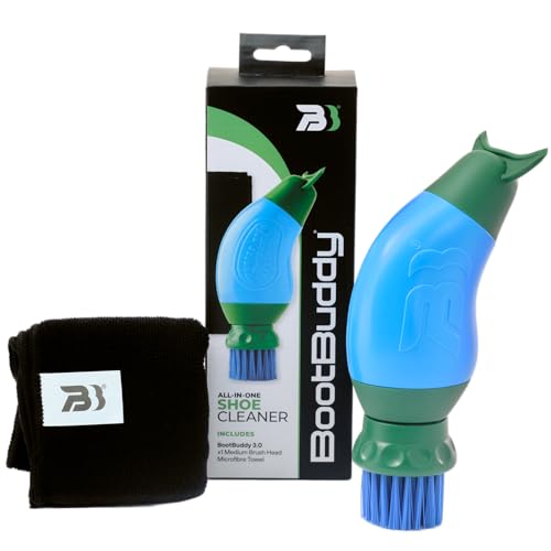 The Boot Buddy Einfache und effiziente Reinigung von schmutzigen Stiefeln, Schuhen und anderen Outdoor-Ausrüstungen Reinigt Fußball, Rugby, Wanderstiefel, Golfschuhe, Gummistiefel und mehr in wenigen Minuten