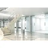 Aoihrraan 3x2,5m Geschäft Büro Gebäude Interieur Hintergrund Treppen Marmor Boden hell Zimmer Architektur Rahmen Fotografie Hintergrund Video Meeting Dekor Mann Frau Job Porträt Foto Requisite