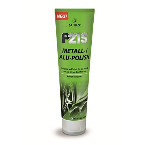 Dr. Wack – P21S Metall-/ Alu-Polish 100 ml I Premium Politur für alle Metalle I Für alle Metalle geeignet I Hochglanz & Schutz für alle Metallteile I Hochwertige Felgenpflege – Made in Germany