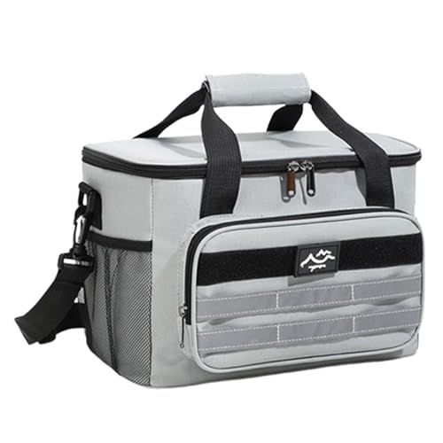 Kühlertasche - Isoliert Mit Griff | Takeaway Catering Transport Box Mit Mehreren Fächern, Wiederverwendbarer wasserdichte Kühlträger Für Campingbaubüros Arbeit Flexibler Kontextverbrau