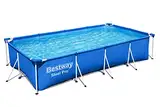 Bestway Steel Pro Frame Pool ohne Pumpe 400 x 211 x 81 cm , blau, eckig