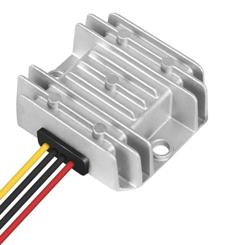 DEWIN DC-DC Wandler, Spannungswandler 12V auf 24V 72W 3A DC-DC-Aufwärtswandler Stromversorgungsmodul Wasserdichter Boost-Spannungsregler