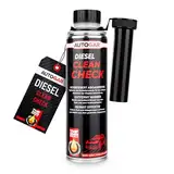 AUTOGAR® Diesel Clean Check 250ml - Abgasreiniger Additiv - Für saubere Abgaswerte vor der HU - Reinigt AGR, Turbo & DPF - Bindet Wasser - Wirkung ab dem Tank