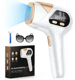 Glattol 3-in-1 IPL Hair Removal Devices, 9 Energy Levels and 3 Functions HR/SC/RA Laser Hair Removal, 999,900 Light Pulses, Painless Hair Removal Device for Men, Women, Body