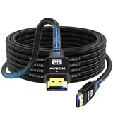 charlore HDMI Kabel 10m (HDMI 2.0, 18 Gbit/s) 4K@60Hz Ultra High Speed Anschluss, kompatibel mit Blu-Ray,TV, Playstation, Projektor,PS3, PS5, PC, HDTV,Laptop