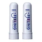 2 Stück Minze Riechstifte, Riechstifte für ätherische öle, ätherisches öl Röhren, Aromatherapie Nasal, Nachfüllbarer Inhalator Stick,Jederzeit Zum Mitnehmen Geeignet