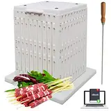 Antech Würfel ArroSTICINI 64 Pcs. Professionell für die beste und einfache Herstellung von Braten, Spieße Fleisch, Fisch, Obst, Kebab, Grill SOUVLAKY