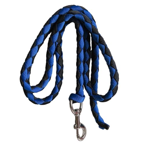 Ohulelks Pferdestrick mit Karabinerhaken, Snap für Pferdeausbildung, 2 Meter, für REIT- und Tiertraining.