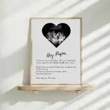 Personalisiertes Ultraschallbild Poster, Ultraschallbild Geschenk, Geschenk zur Geburt, Werdender Papa Geschenk, Vatertagsgeschenk Baby (Papa)