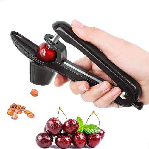 Kirschentkerner, Kirschenentkerner Kirschkernentferner mit Edelstahl Stange, Entkerner Kirschen Kirschentsteiner Kirschkernentsteiner Kirschen Entkerner für Schnell Entsteiner Kirschen
