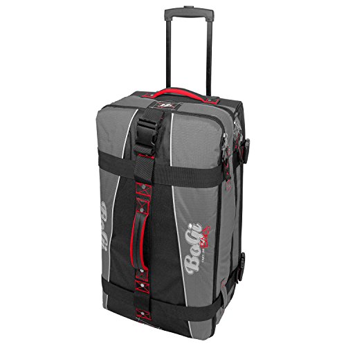 BoGi Bag Durchläufer Koffer, 71 cm, 85 L, Grau/Schwarz