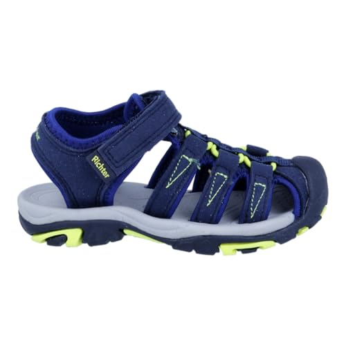 Richter Kinderschuhe Jungen Boulder Sandale, Nautical Blue Apple, 31 EU