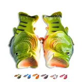 Coddies Fisch Flops | Strandschuhe, Flip Flops, Freizeitschuhe, Hausschuhe, Duschschuhe und Sandalen für Männer, Frauen und Kinder, Grün, 40/41 EU