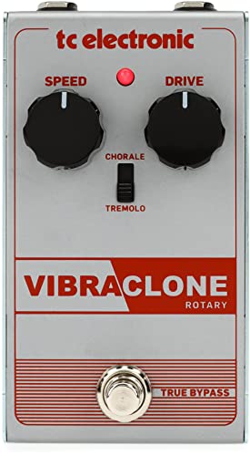 TC Electronic VIBRACLONE ROTARY Rotierender Lautsprecher-Emulator mit einfacher 2-Knopf-Schnittstelle und Kippschalter für klassische Rock-Klänge