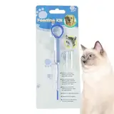 Pillen für Haustiere – Mundfutter-Werkzeug, Pillenspender mit weicher Spitze für Katzen und Hunde mit ergonomischem Design | Kolbenapplikator für Tiermedikamente Domes