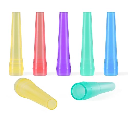 Shisha Mundstück Kitosun Shisha Zubehör - Plastik Einweg Hygienemundstück für Hookah Schlauch Kompatibel mit Carbon Alu und Glas Mundstücke Wasserpfeife Mouth Tips (100 Tip-C)