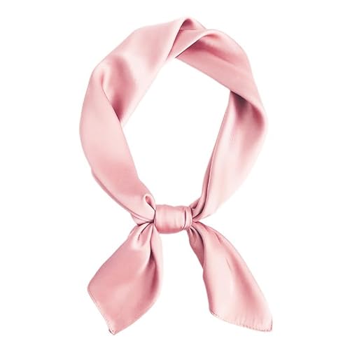 2025 - Schal Schal 70x70cm Schals Band Halstuch Damen Dot Polka Halstuch Weihnachtsbrosche Damen (One Size)