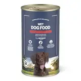 by Amazon Nassfutter für Hunde, Stücke mit Rind in Sauce, 1,24 kg