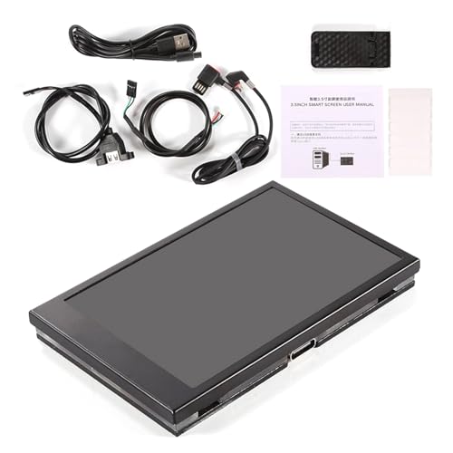 Glanhbnol 8,9 cm (3,5 Zoll) USB kleiner Bildschirm PC Computer Speicher Daten Monitore AIDA64 Computer Temperatur Display Handys