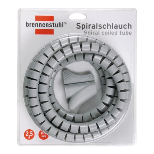 Brennenstuhl Spiralschlauch L = 2,5m; Ø = 20mm grau