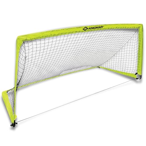 Schildkröt Fußballtor XL – tragbares, faltbares Fußballtor mit Metallstangen-Stecksystem I 200 x 100 x 100cm I geeignet für Fußball, Handball, Hockey I Outdoor-Torwand für Freizeit & Training