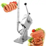 GHRERTX Wurstschneidemaschine, U-förmige manuelle Wurstschneidemaschine, Verschließmaschine for Plastiktütenbindemaschine, for Fleischverarbeitungsbetriebe, Supermärkte, Verbrauchermärkte