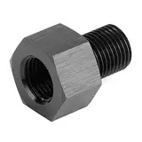 Öldruckmesseradapter-Duokon Öldruckmesseradapter, 1/8 Zoll. Buchse NPT auf M10x1,0 schwarz männlich Reduzierer Öldruckmesser Adapter Ersatz