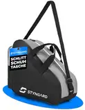 STYNGARD Schlittschuhtasche Damen & Herren Schlittschuhe Tasche - Inlinertasche für Eislaufschuhe und Inlineskates Tasche aus robustem Material - Modell Montreal (Schwarz-Weiss)