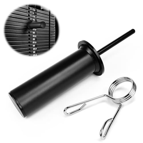 Gym Pin für Zusatzgewicht Ersatz Dropset Pin Gym Weight Stack Machine Tragbarer Sport Gewichtsstapelstift Gewichtsstapel Stift Training Kraftstation für Zuhause Zubehör (Länge 110mm, Durchmesser 10mm)