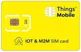 PREPAID-SIM-Karte für IOT (INTERNET of THINGS) - Things Mobile - mit weltweiter Netzabdeckung und Mehrfachanbieternetz GSM/2G/3G/4G. Ohne Fixkosten und ohne Verfallsdatum. 10 € Guthaben inklusive