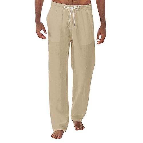 Generisch Yoga Pants Herren kurz yogahose Herren Baumwolle weiß männer Leinenhose schwarz Sommerhose Herren yogahose männer eng Kurze Hosen männer Sommer mit elasthan