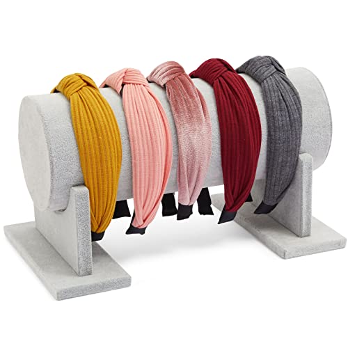 Schmuckständer - T-Bar - Für Armreifen, Halsketten - Für Organisation Zuhause, im Juweliergeschäft, Präsentation - Grau, 31 x 16,5 x 17 cm