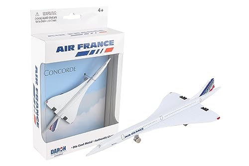 Herpa Aviation Air France Concorde Modellflugzeug, Kleiner Maßstab, Flugzeug Modell, Sammeln, Spielzeug, Metalldruckguss - für Kinder ab 3 Jahren!