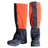 1 Paar Outdoor Gamaschen, wasserdichte Einstellbare Gamaschen, Schneestiefel Atmungsaktiv Einstellbar, Nylon Material Gamaschen für Wandern Bergsteigen Radfahren Gartenarbeit Outdoor Forschun