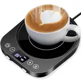 Kaffeewärmer,Aufgerüstet Tassenwärmer,Elektrischer Getränkewärmer,Kaffeetassenwärmer mit 9 Temperatureinstellungen, Automatischer Ein/Aus kerzenwärmer mit Schwerkrafterkennung,Geplantes Herunterfahren
