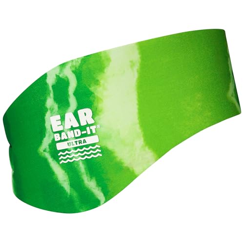 EARBAND-IT Ultra Tie Dye Schwimmstirnband NUR Empfohlener Wasserschutz für Bad, Dusche, Pool, Strand