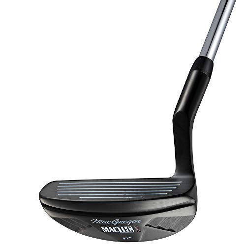 MACGREGOR Men's MACCHIP105 MACTEC X Chipper Wedge Left Or Right Hand Shaft Steel 37 Degrees Regular Grip Golf Club, Schwarz